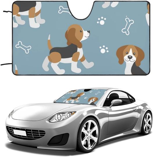 Discover Beagle Dog Car Windshield Sun Shade