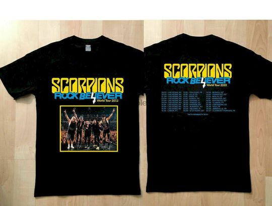 Discover Scorpions Rock Believer World Tour 2022 Shirt, Scorpions Shirt