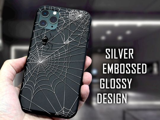 Discover Spider Web Phone Case Halloween iPhone case