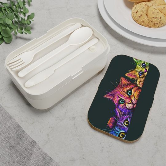 Discover Colorful Cats Bento Lunch Box