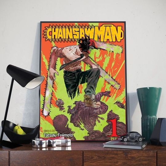 Discover Chainsaw Man Poster, Chainsaw Man Poster Manga