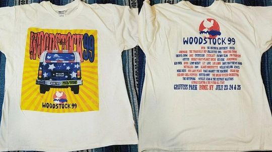 Discover Vintage Woodstock 99 Festival T-Shirt