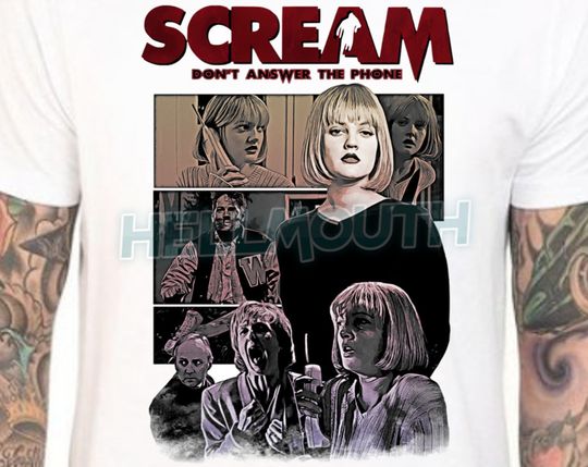 Discover Scream Movie T-shirt. Casey Becker -  Drew Barrymore. Men's & Women's