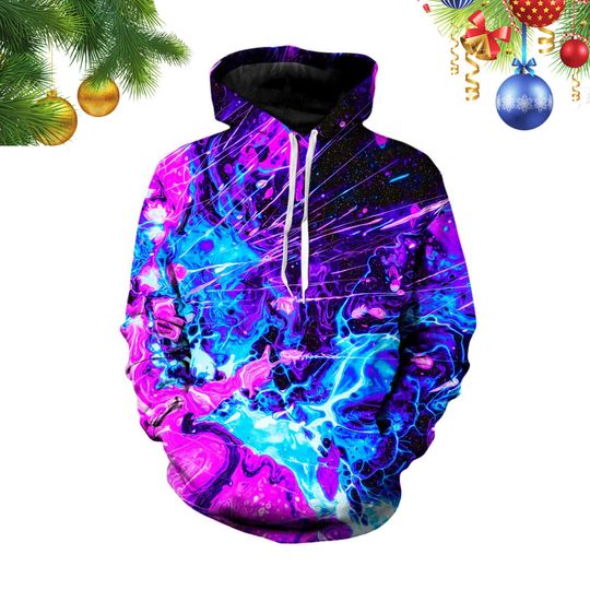 Discover Galaxy Color Unique Hoodie 3D