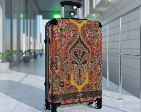 Discover Pashmina Paisley Suitcase, Travel Luggage
