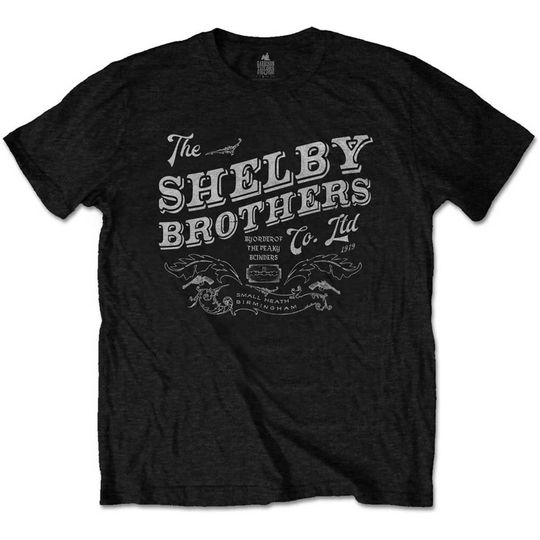 Discover Peaky Blinders Shelby Brothers Official Tee T-Shirt Mens Unisex