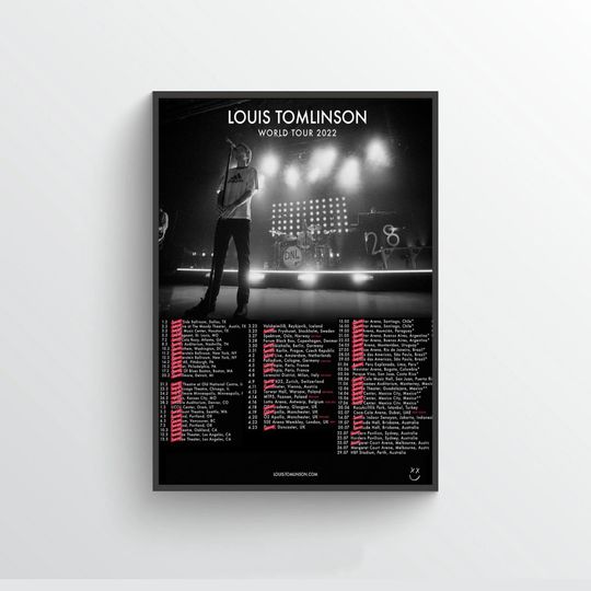 Discover Louis Tomlinson 2022 World Tour Poster