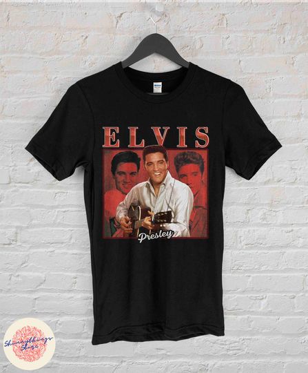 Discover Elvis Presley shirt The King Vintage T-Shirt Elvis Presley T-shirt