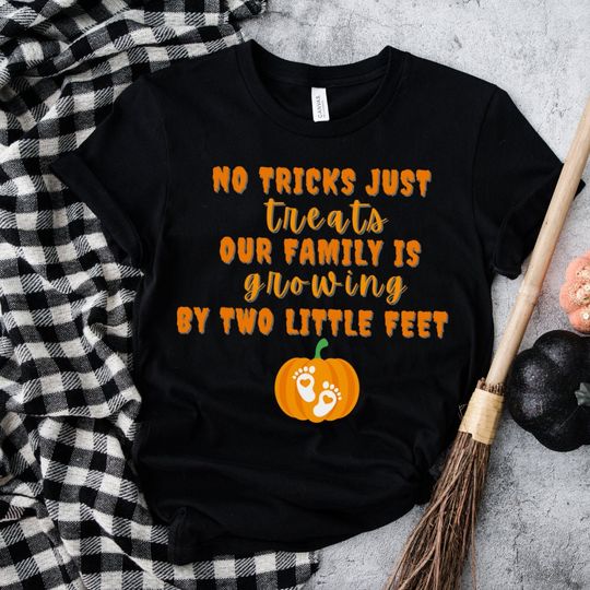 Discover Halloween Baby Announcement Shirt