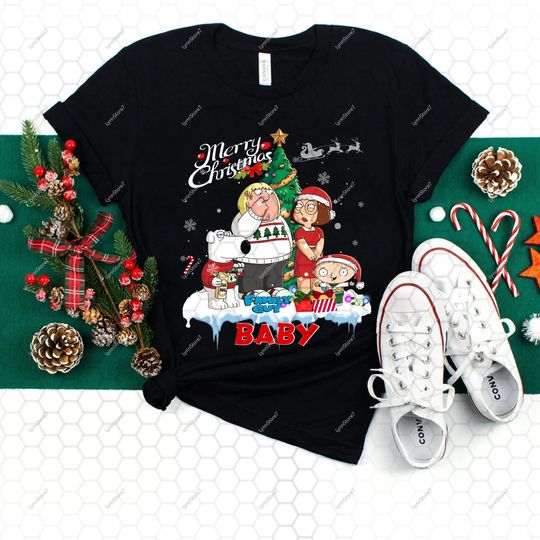 Discover Family Guy Christmas Shirt, Personalized Family Guy Portrait
