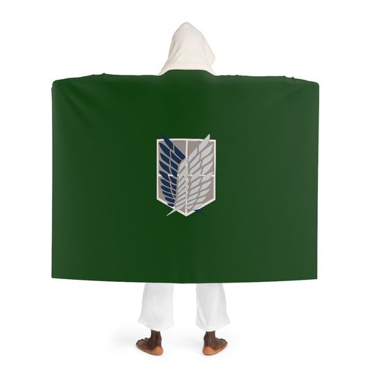 Discover Scout Regiment Attack on Titan Hooded Blanket