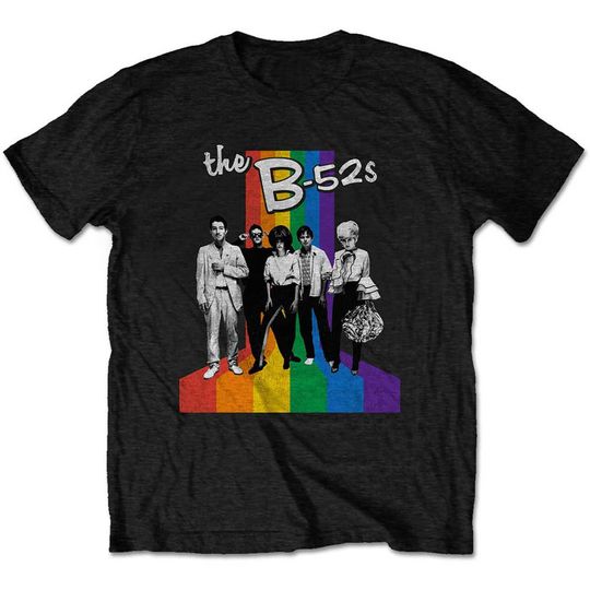 Discover B52s T-Shirt, Rainbow Stripes T-Shirt