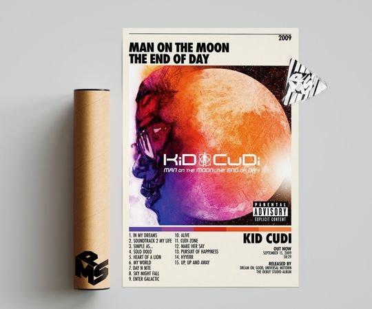 Discover Kid Cudi Poster | Man on the Moon: The End of Day Poster