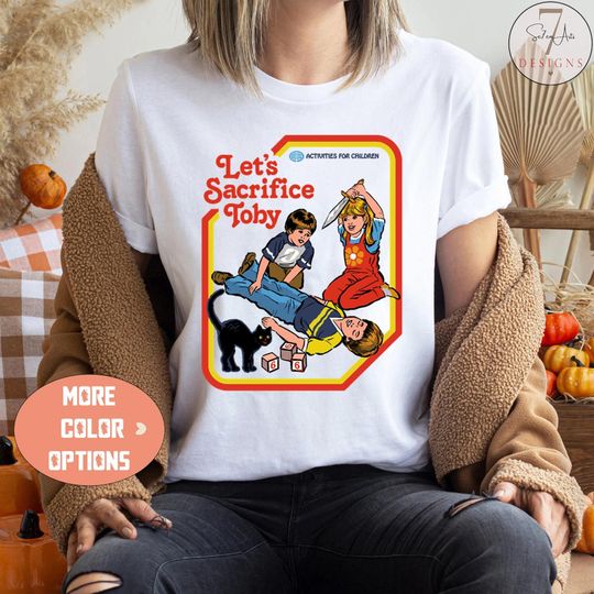 Discover Let's Sacrifice Toby Shirt, Sacrifice Toby Funny Shirt, Halloween Shirt Gift
