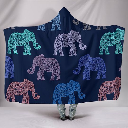 Discover Elephant Hooded Blanket | Elephant Blanket