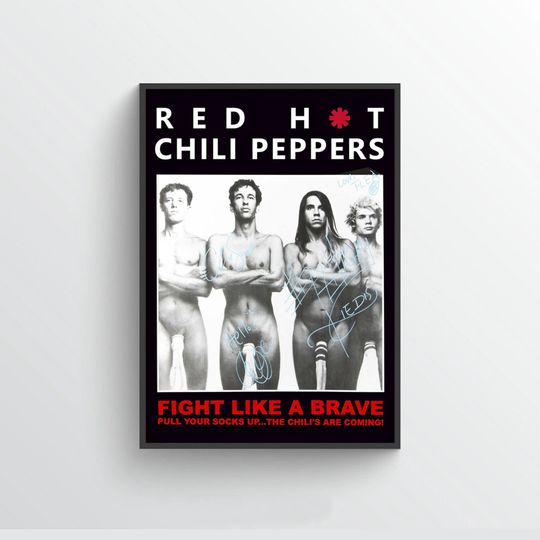 Discover 2022 Red Hot Chili Peppers Socks Wallpaper Poster