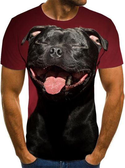 Discover Cute Pet Dog 3D T-Shirt