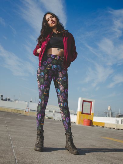 Discover 80s Movie Night Leggings