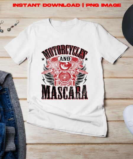 Discover Motorcycles and mascara  for Sublimation, Motorcycle tshirts