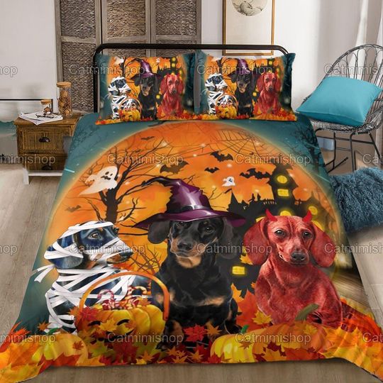 Discover Halloween Dachshund Bedding Sets