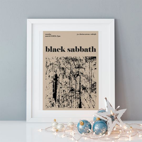 Discover Sabbath Bloody Sabbath Album Cover Classic Poster