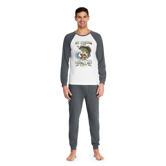 Discover Fishing Quote Pajama Set: Funny Design