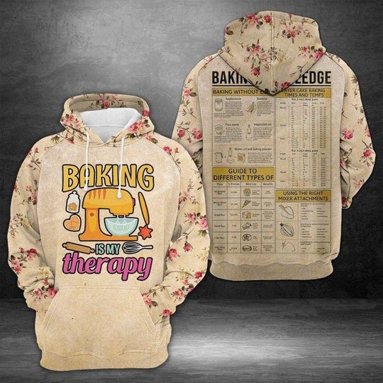 Discover Novelty Baking Hoodie, Baking Pullover 3D Hoodie