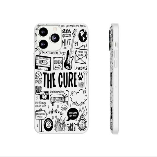 Discover The Cure, The Cure Phone Case, The Cure Band.