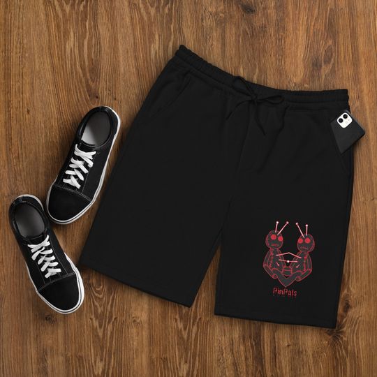 Discover Men's fleece shorts | Vintage Gothic Shorts | Halloween Sweatshorts