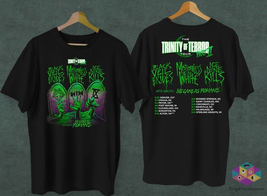 Discover Trinity Of Terror Tour 2022 Shirt, Trinity Of Terror Shirt