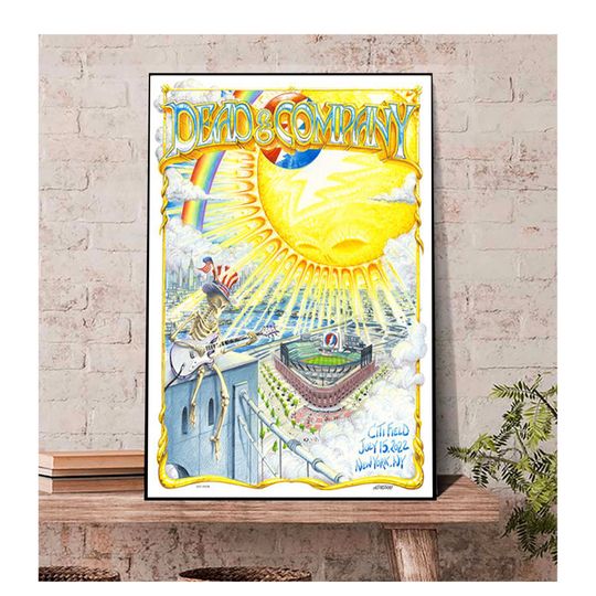 Discover 2022 Dead and Company Tour Newyork NY Poster