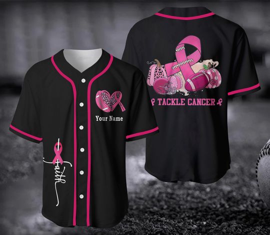 Discover Breast Cancer Baseball Jersey