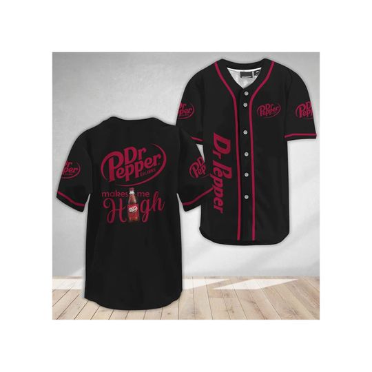 Discover Dr. Pepper Baseball Jersey