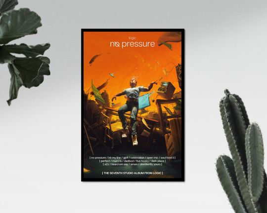 Discover Logic - No Pressure Album Cover Poster