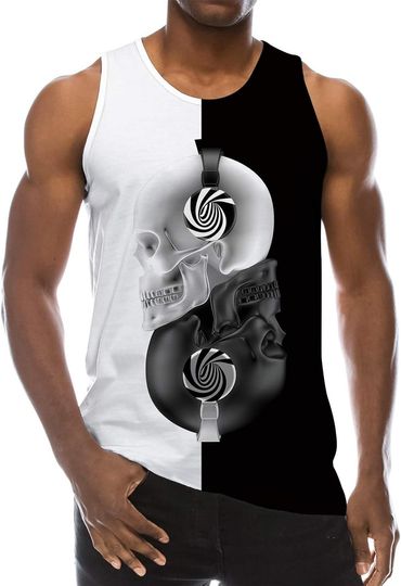 Discover Loveternal Men Tank Top 3D Printed Vests Sleeveless Tank top