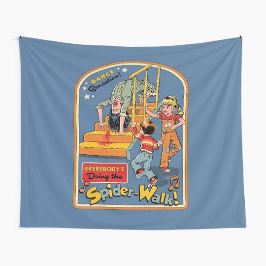 Discover Everybody's Doing the Spider-Walk! Tapestry
