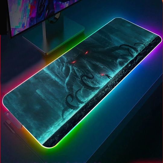 Discover Cthulhu RGB Gaming Mouse Pad