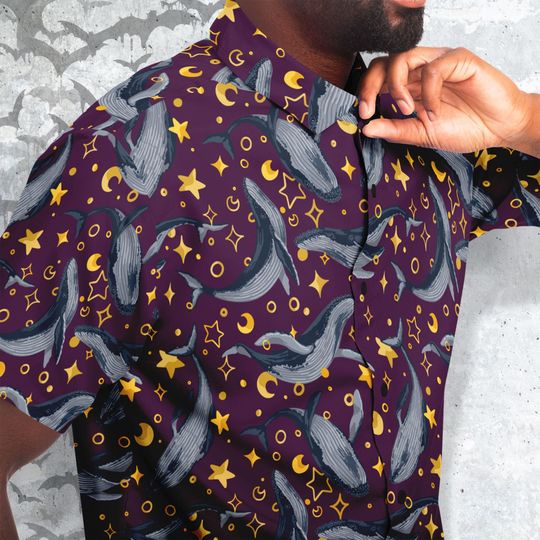 Discover Star Whales Hawaiian Shirt