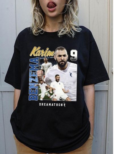 Discover 433 Dreamathon Merch, Karim Benzema 9 Dreams Shirt,