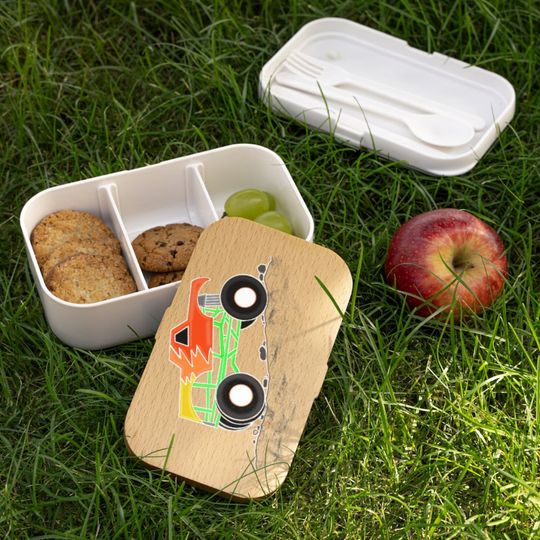 Discover Monster Truck Bento Box - Lunch and Snack Container
