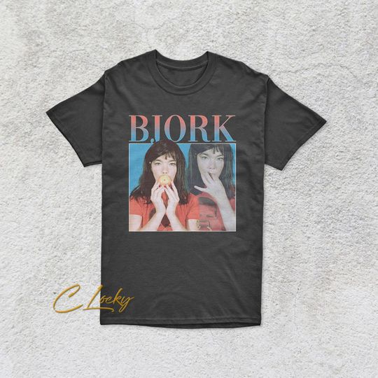 Discover Bjork T-Shirt English Icelandic Singer Rock Shirt