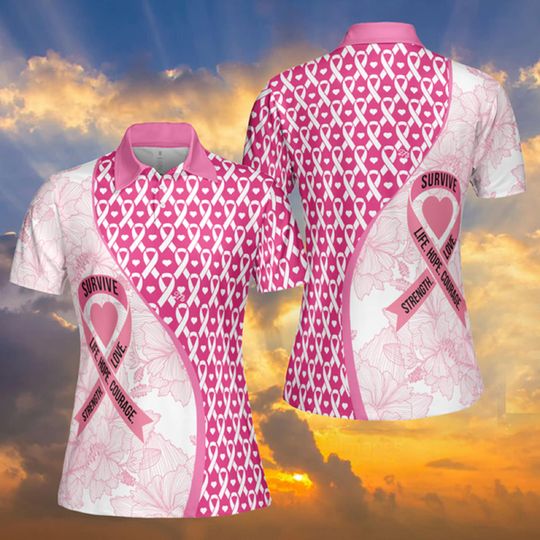 Discover Breast Cancer Polo Shirt