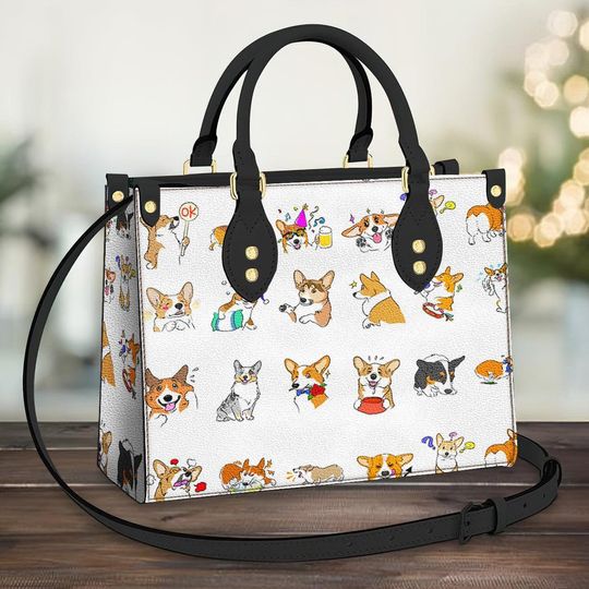Discover Corgi  Leather Bag