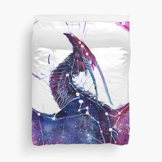 Discover Galaxy Dragon Duvet Cover