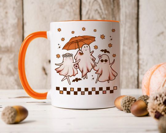 Discover Funny Ghost Halloween Coffee Mug