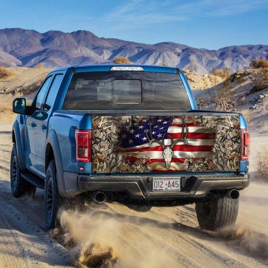Discover Deer American Truck Bed Decal