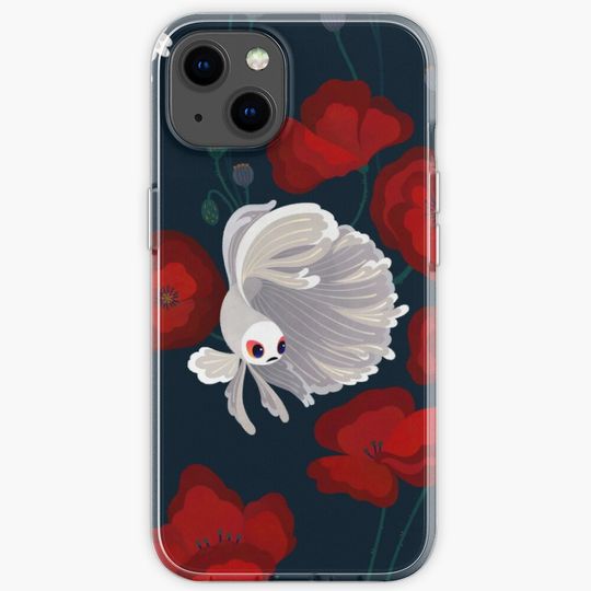 Discover Bettas and Poppies iPhone Case