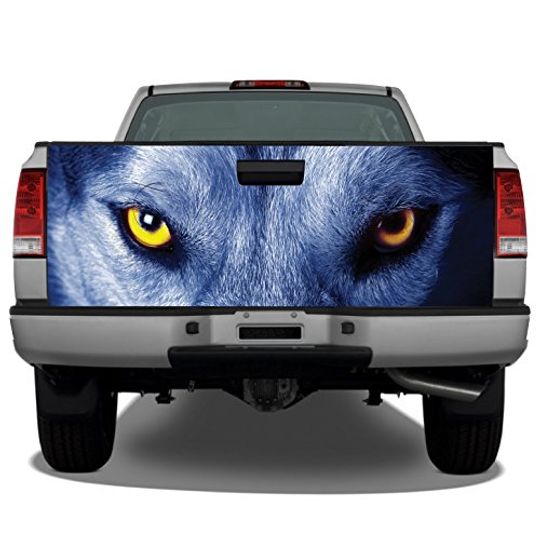 Discover Wolf Eyes Truck Bed Decal