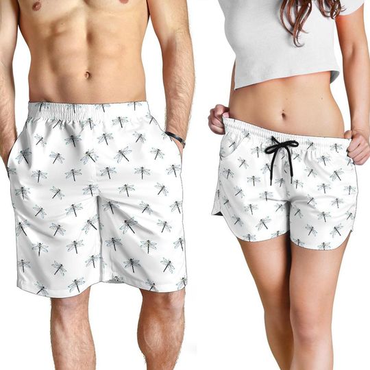 Discover Dragonfly Shorts - Dragonfly Pattern Swim Shorts