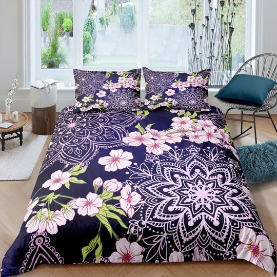 Discover Cherry blossom bedding floral Bedding set